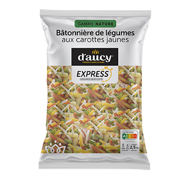 Bâtonnière de légumes aux carottes jaunes EXPRESS