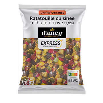 Ratatouille cuisinée à l’huile d’olive EXPRESS