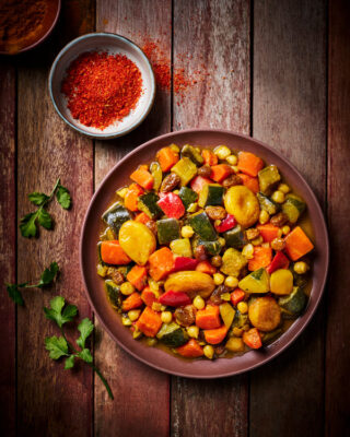 Tajine de légumes aux abricots EXPRESS