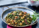 Curry de bettes et pois chiches