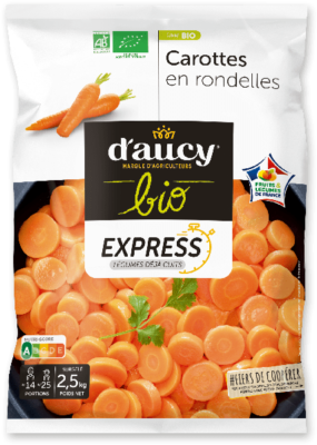 Carottes en rondelles BIO