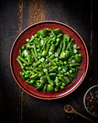 Poêlée de légumes verts cuisinés Paysan Breton  