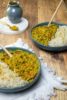 Dahl de lentilles et haricots verts