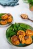 Boulettes d’haricots blancs tomate et basilic