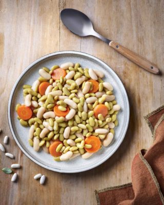 Mélange de légumes secs, flageolets et carottes BIO