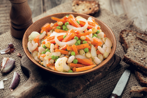 Mitonné de légumes au beurre et au sel de Guérande