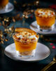 Mousse de butternut, poires caramélisées et crumble aux épices de Noël